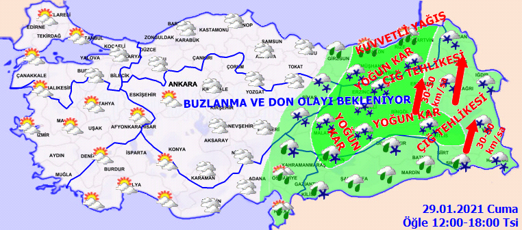Meteorolojiden kuvvetli sağanak ve yoğun kar yağışı uyarısı: Hafta sonu zorlu geçecek!