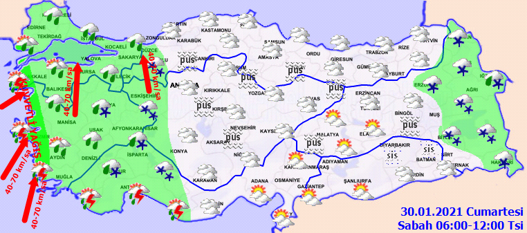 Meteorolojiden ülke geneline şiddetli yağış uyarısı