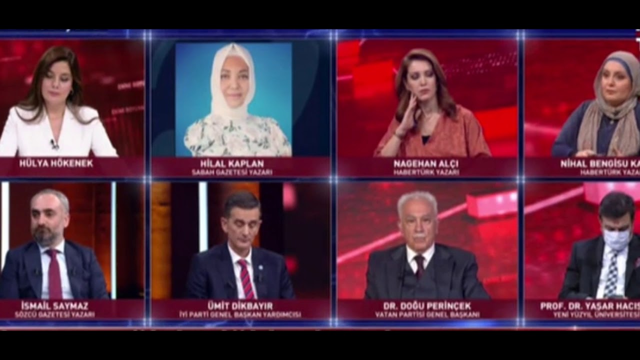 Canlı yayında ortalık karıştı! Sabah Gazetesi yazarı Hilal Kaplan canlı yayından kovuldu