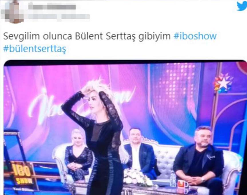 İbo Show'da Bülent Serttaş'ın zor anları: Sevgilim olunca ben