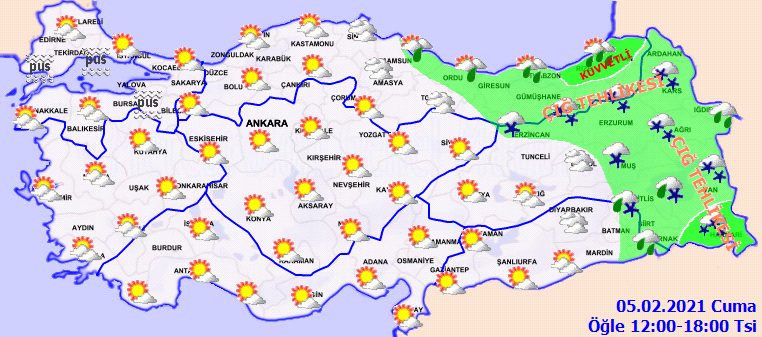 Meteoroloji uyardı! Yoğun kar yağışı, etkili fırtına, sağanak yağış ve çığ tehlikesine dikkat