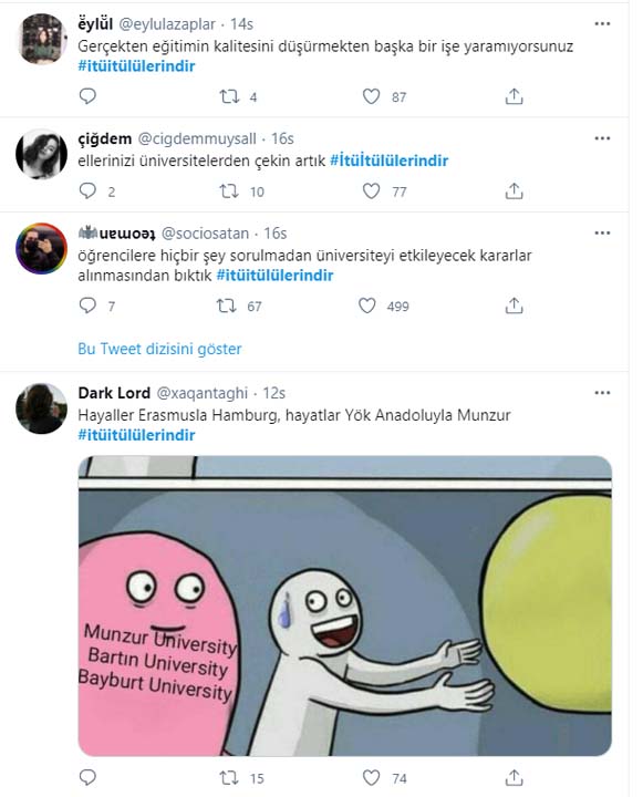 İTÜ'lü öğrenciler Twitter'ı ayağa kaldırdı: Tweetler ardı ardına atıldı