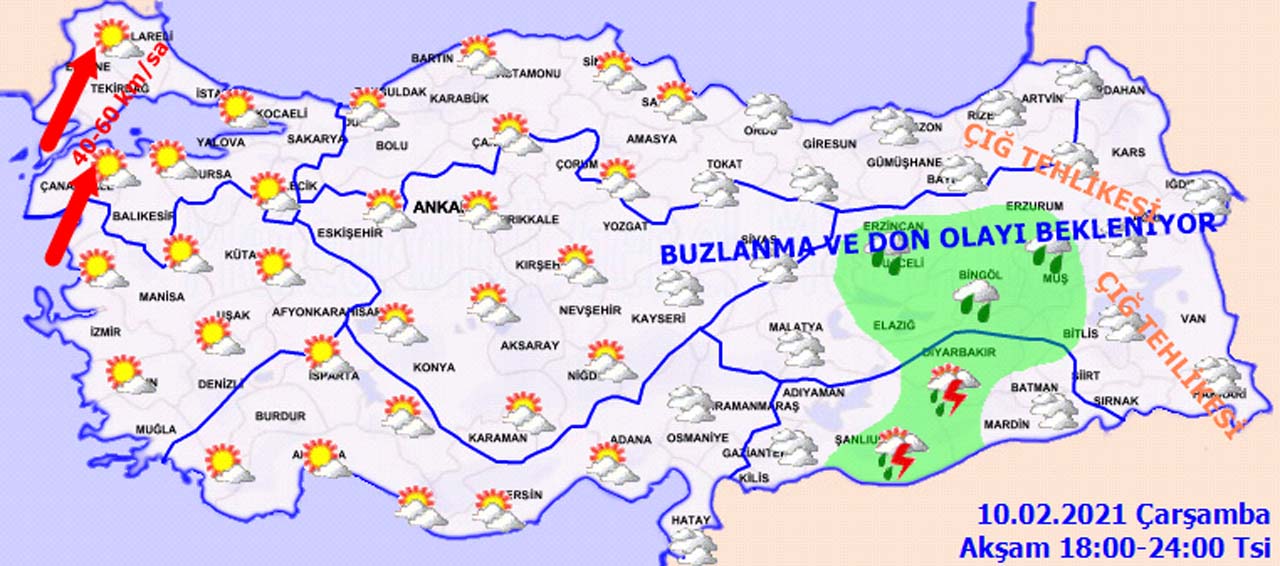 Meteoroloji'den yağmur ve fırtına uyarısı: İşte 10 Şubat hava durumu raporu...