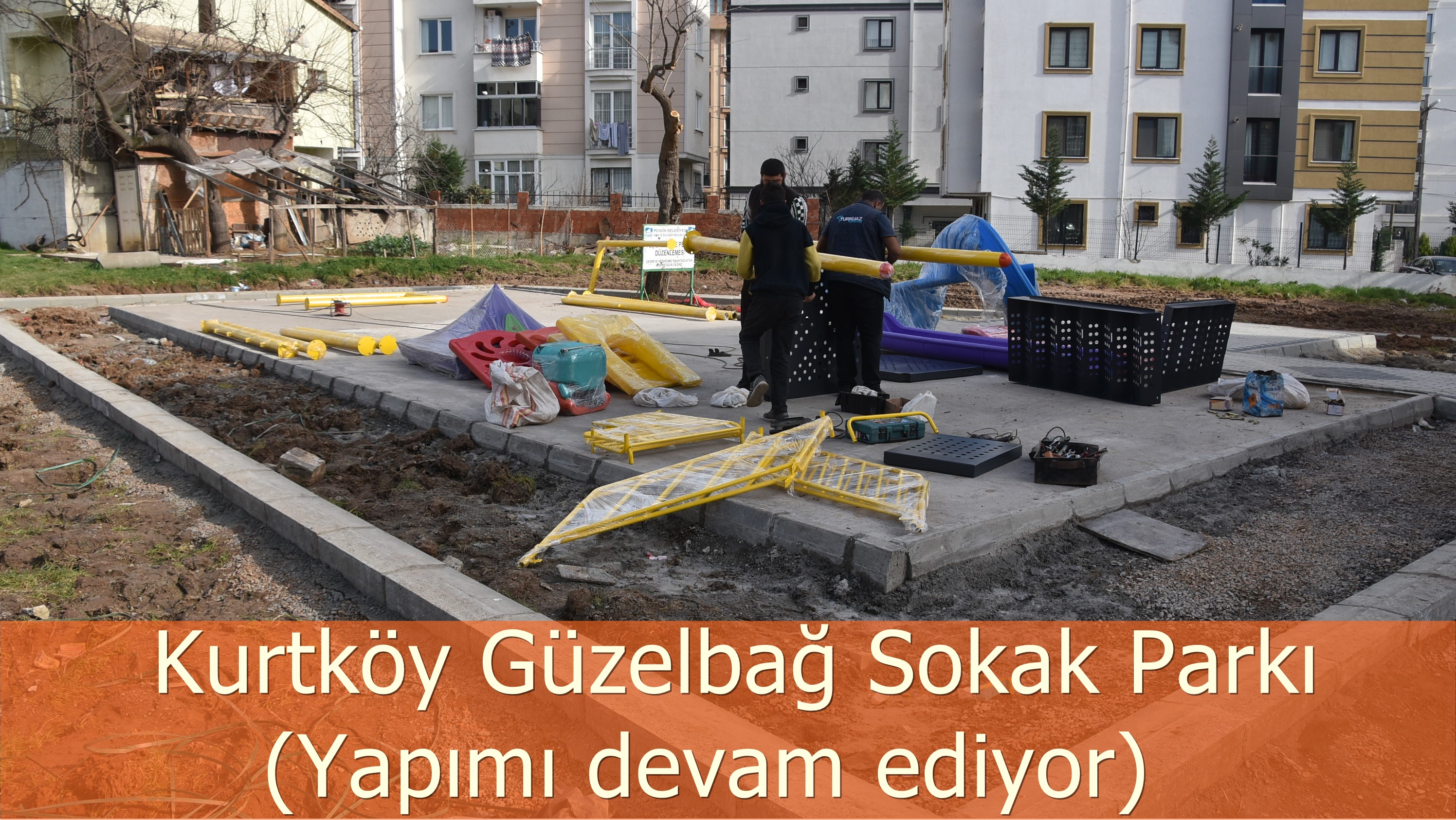 Pendik'te park projeleri hizmete girmeye devam ediyor!