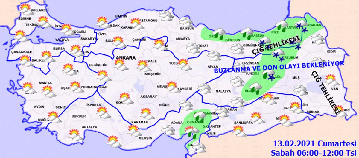 Meteoroloji saat verdi: Akşam saatlerinden itibaren yoğun kar yağışı geliyor