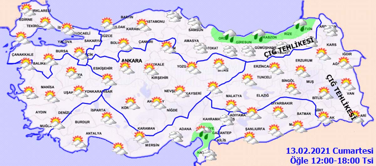 Meteoroloji saat verdi: Akşam saatlerinden itibaren yoğun kar yağışı geliyor