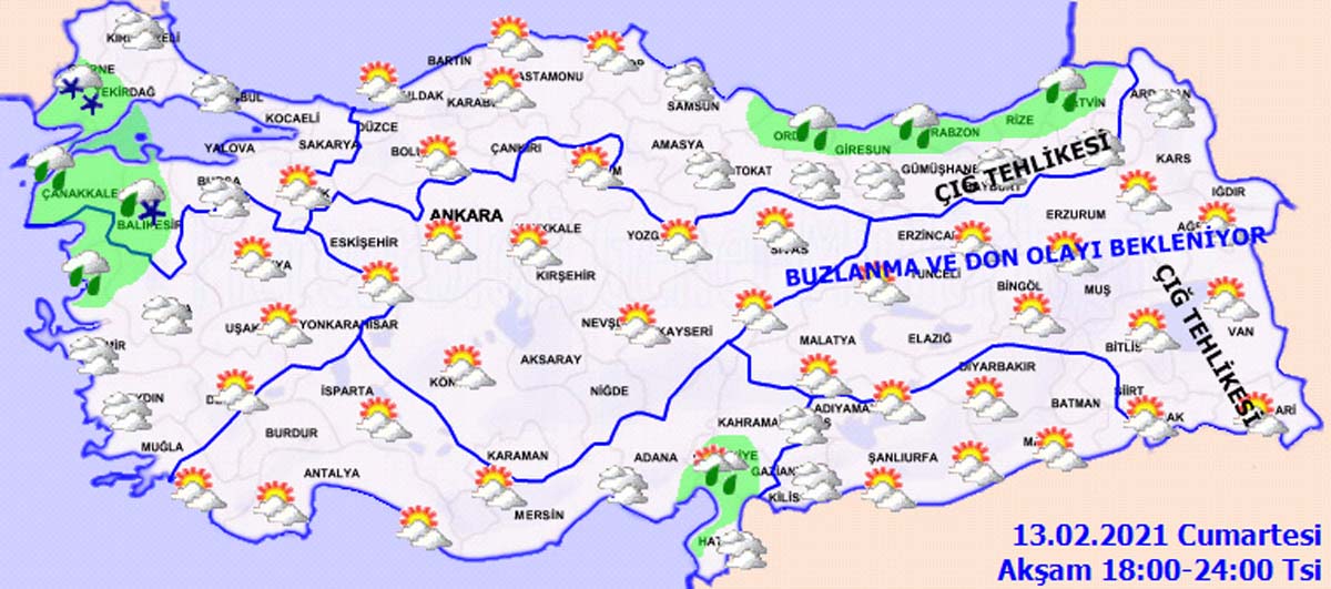 Meteoroloji saat verdi: Akşam saatlerinden itibaren yoğun kar yağışı geliyor