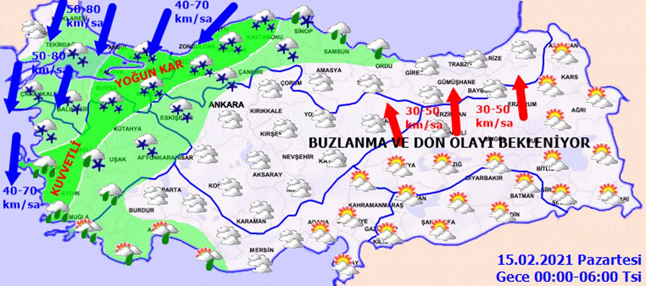 Sibirya soğukları geldi! Meteoroloji'den peş peşe kar uyarısı...
