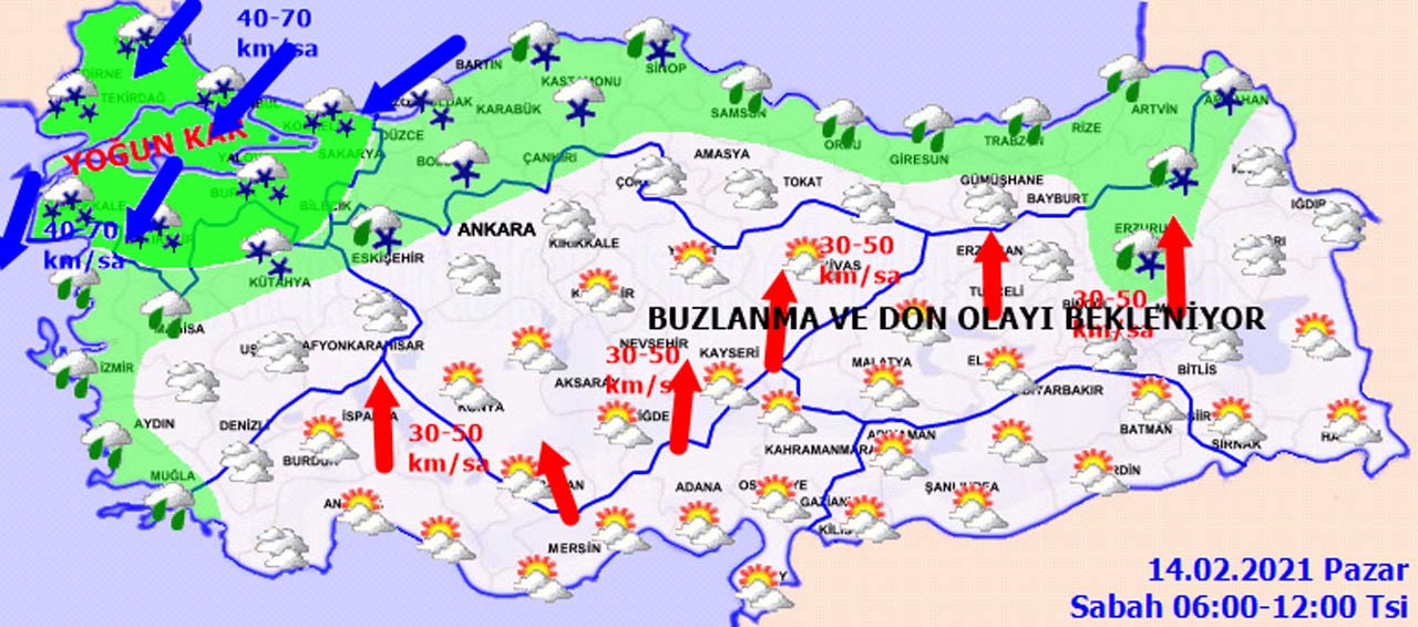 Sibirya soğukları geldi! Meteoroloji'den peş peşe kar uyarısı...