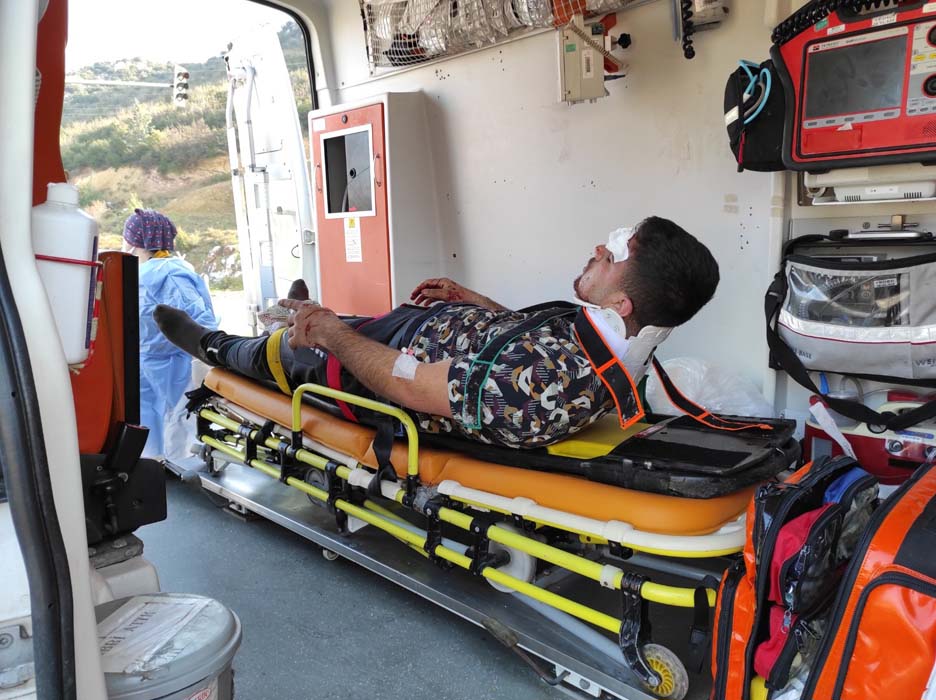 Bursa'da hurdaya dönen otomobilden mucize kurtuluş!