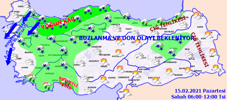 Kuvvetli kar yağışı geldi: Fırtına yurt genelini esir alıyor!