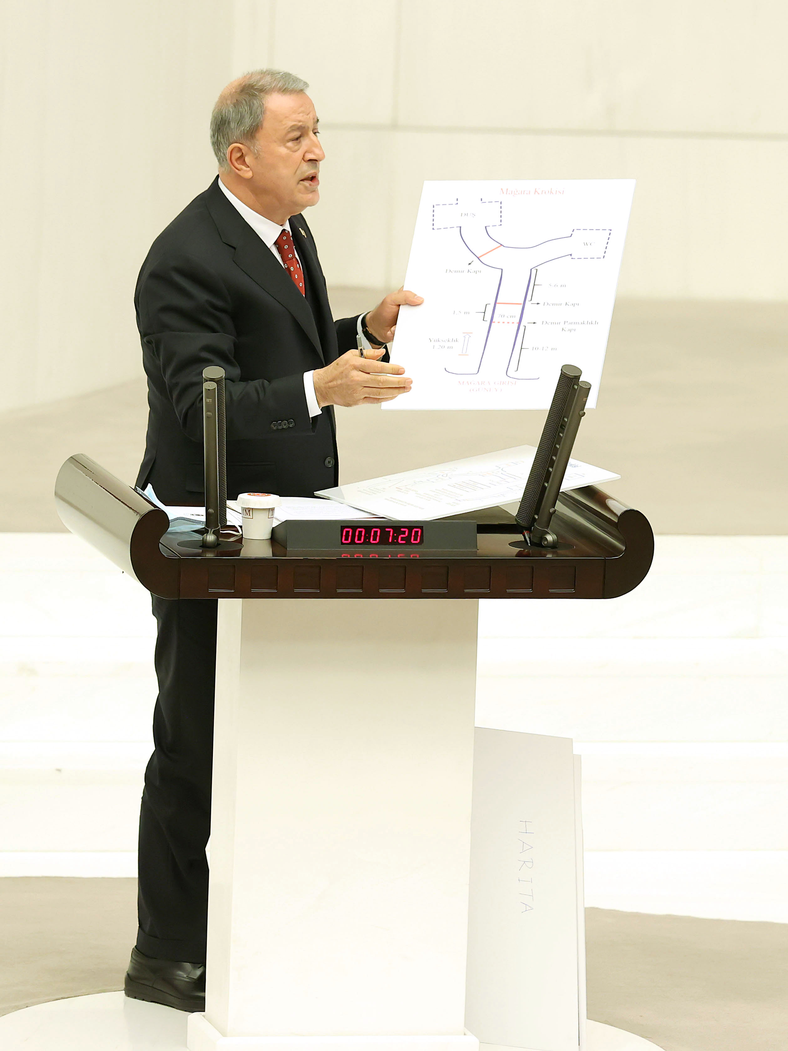 Milli Savunma Bakanı Akar, Gara operasyonuna ilişkin TBMM'yi bilgilendirdi