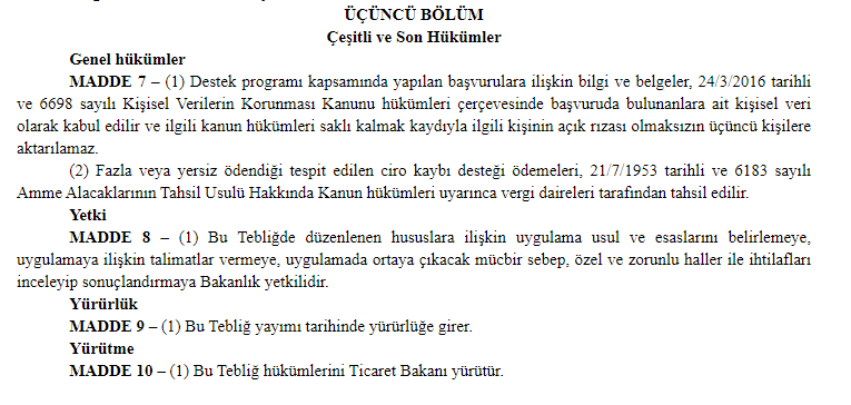 Esnafa ciro kaybı desteği ne kadar, şartları neler? Ciro kaybı desteği başvurusu nasıl yapılır?