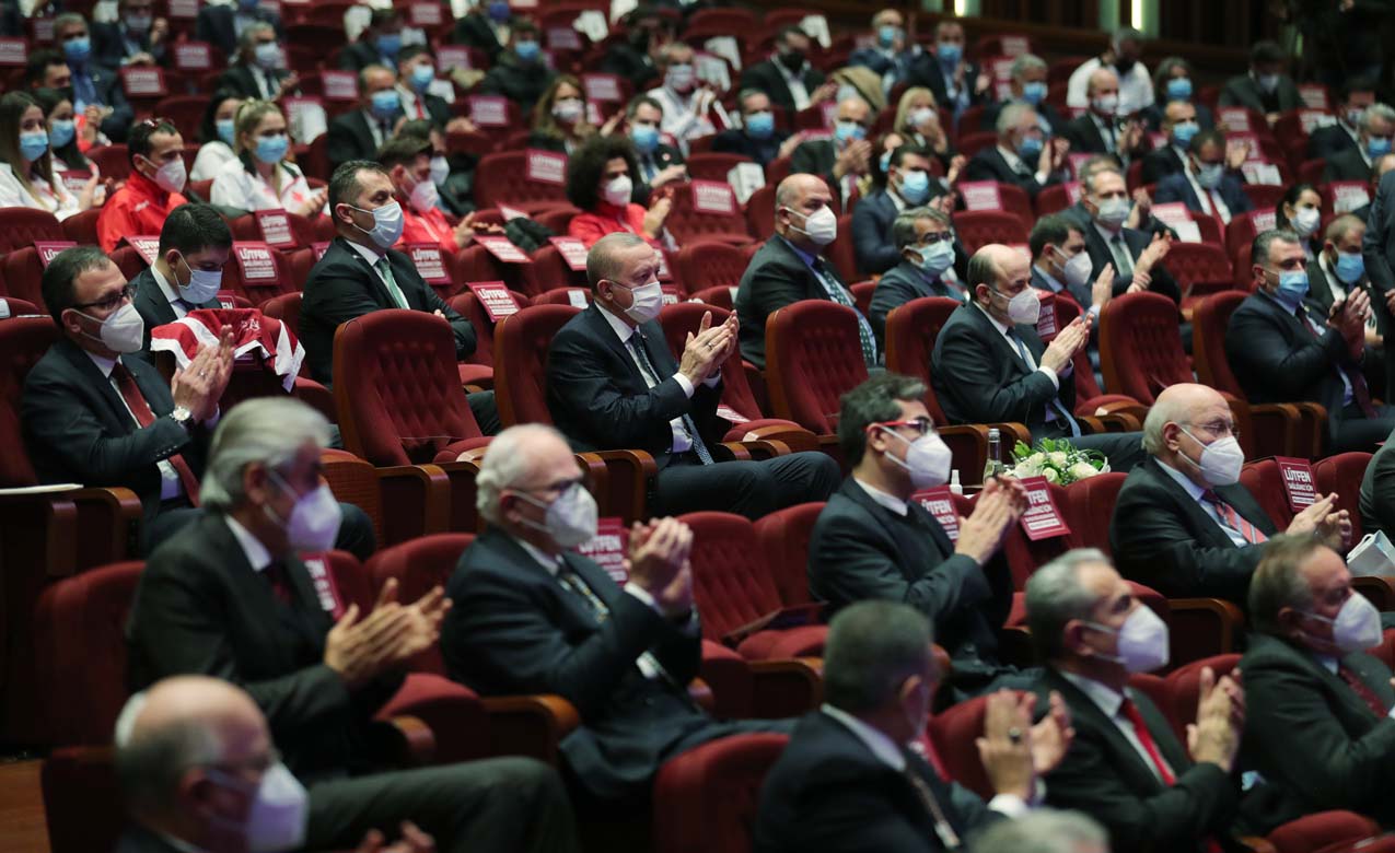 Cumhurbaşkanı Erdoğan, Milli Sporcu Bursu Tanıtım Toplantısı'nda konuştu