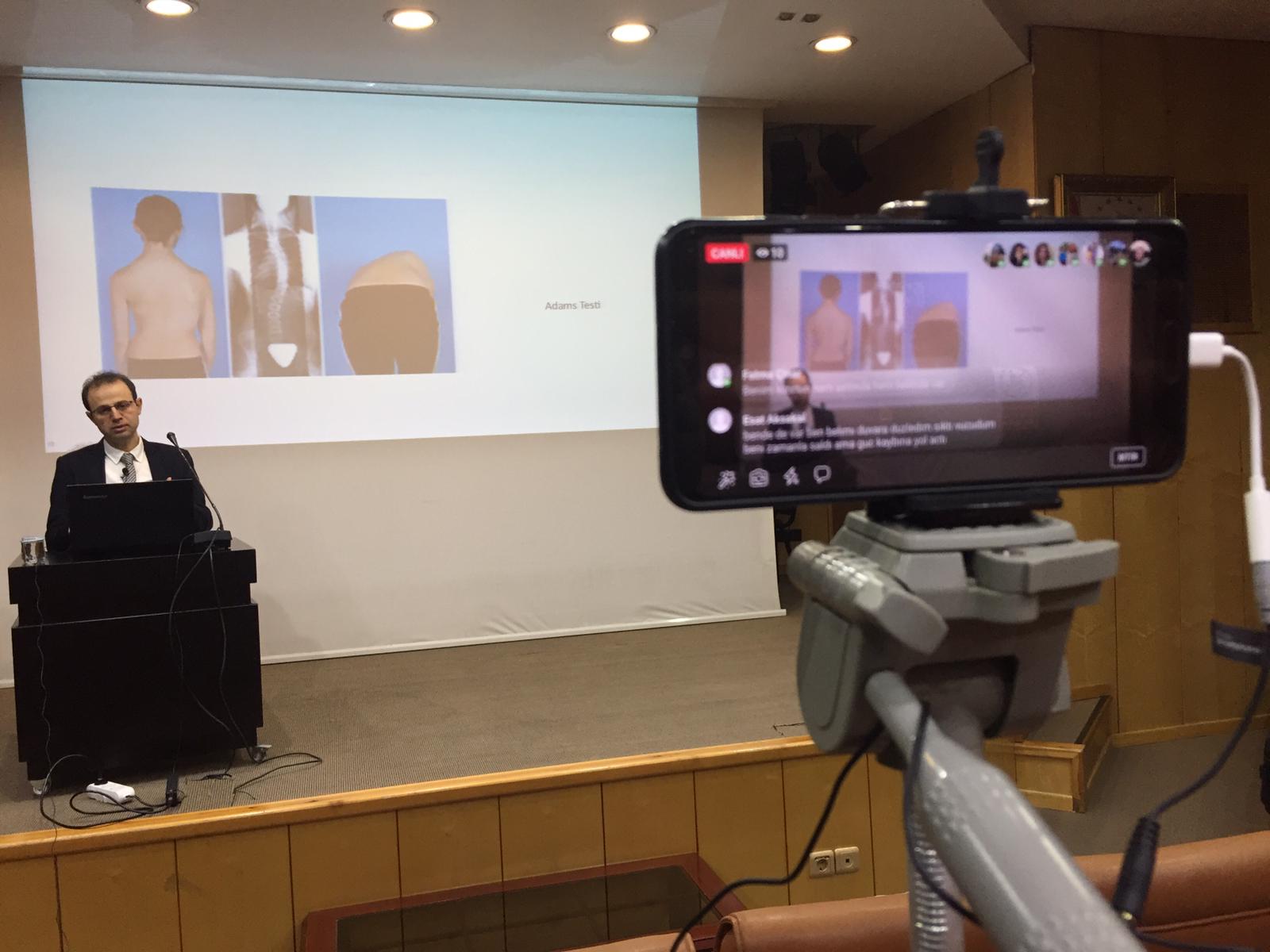 Pendik'te çocuklar üzerinde artış gösteren skolyoz hastalığı üzerine konuşuldu!