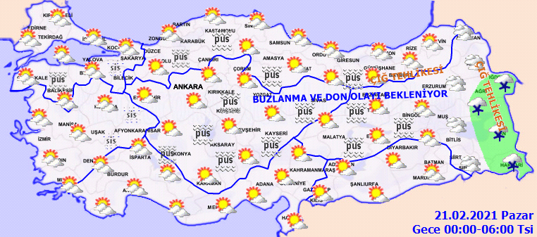 Meteoroloji'den kar, sağanak yağış ve zirai don uyarısı!