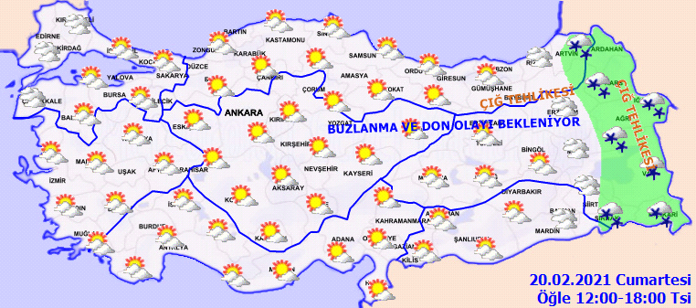 Meteoroloji'den kar, sağanak yağış ve zirai don uyarısı!