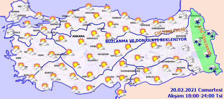 Meteoroloji'den kar, sağanak yağış ve zirai don uyarısı!