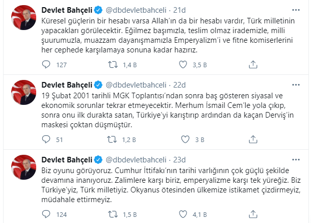 Son dakika | Bahçeli'den CHP, İYİ Parti ve HDP'ye Gara tepkisi