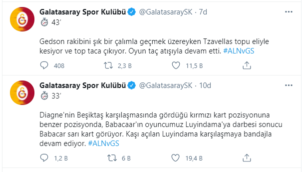 Galatasaray'dan Zorbay Küçük'e sarı kart tepkisi! 