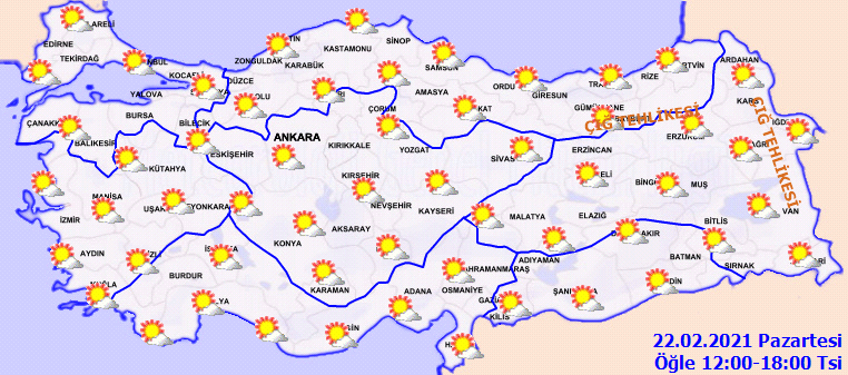 Meteoroloji'den uyarı! Soğuk ve yağışlar yerini bulutlu havaya bırakacak