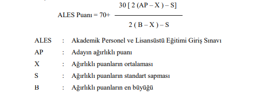 ALES puan hesaplama 2021 ALES puan hesaplama nasıl yapılır? 
