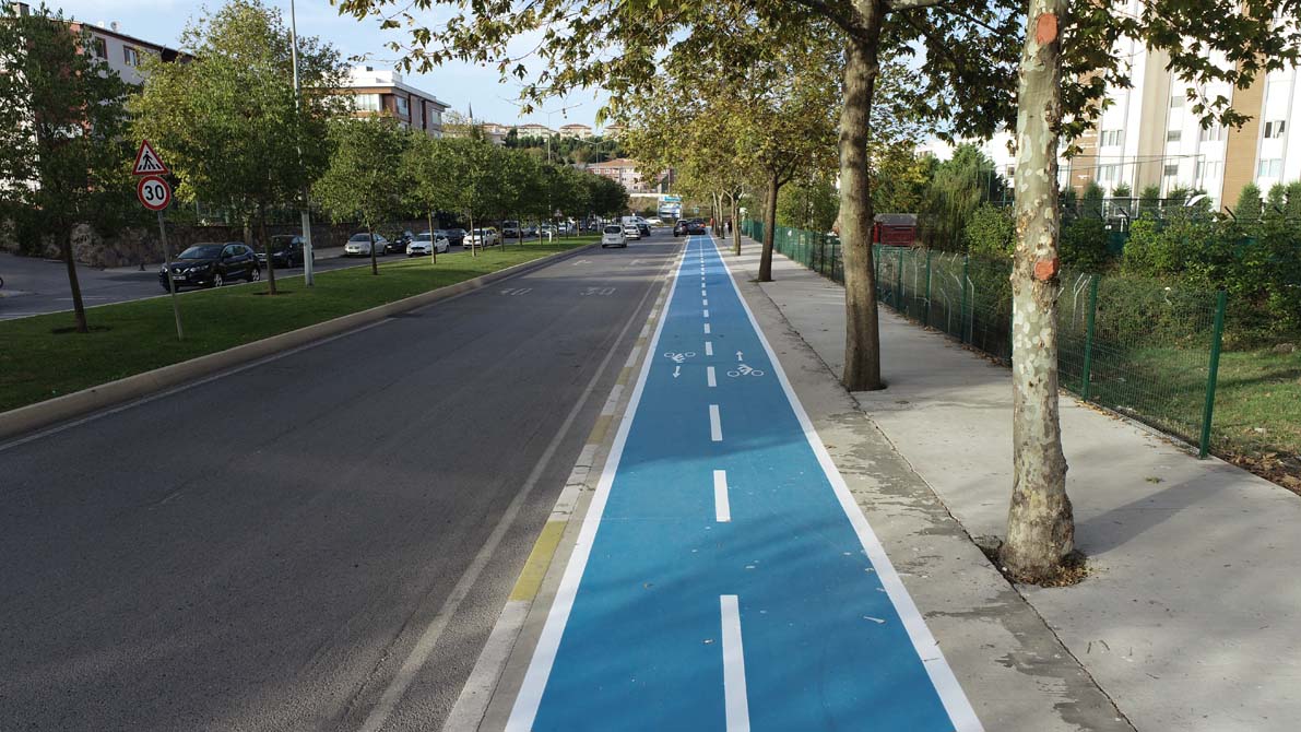 Pendik'te Bisiklet Yolu Projesi hız kemeden sürüyor!