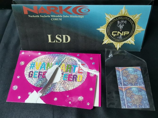 Hollanda'dan Çorum'a postayla gönderilen uyuşturucu polise takıldı