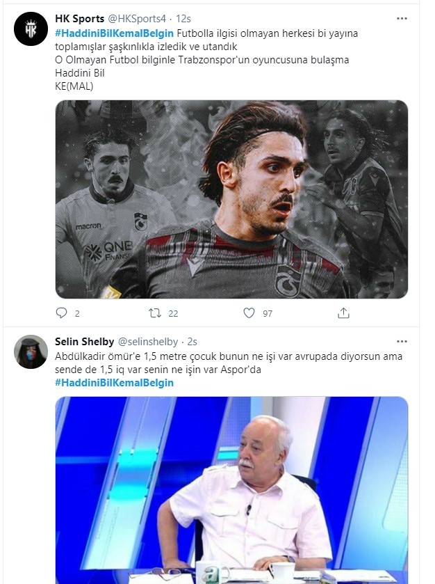 Kemal Belgin'in, Abdülkadir Ömür yorumu Trabzonspor taraftarını çileden çıkardı