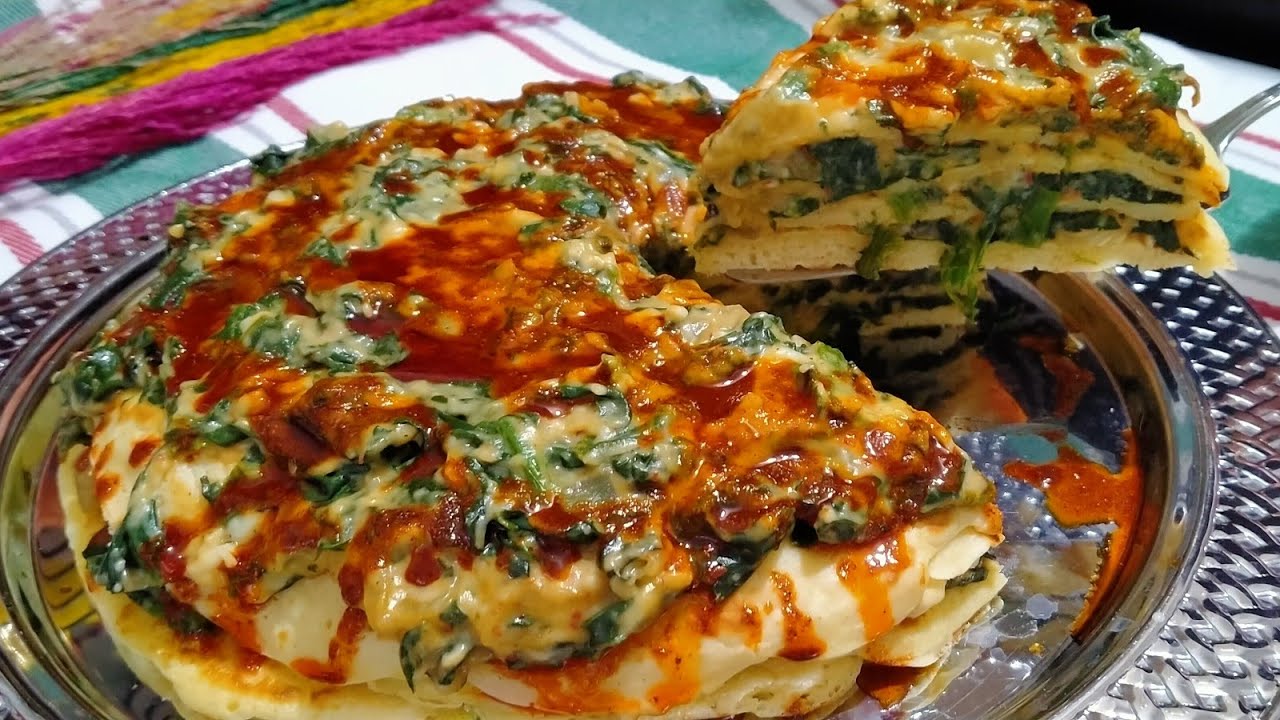 Gelinim Mutfakta Ispanaklı Krep Pastası tarifi |Ispanaklı Krep Pastası nasıl yapılır? Malzemeleri nelerdir?