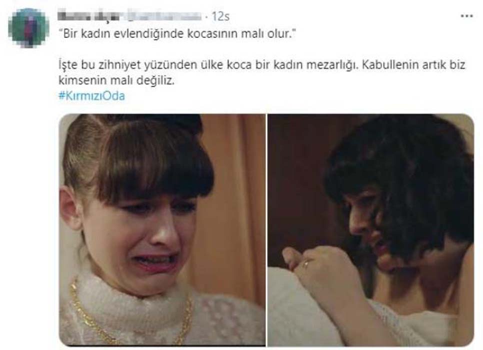 Kırmızı Oda'daki gerdek gecesi sahnesine büyük tepki: Namus böyle bir şey değil