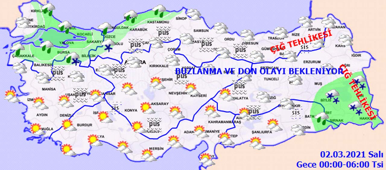 Meteoroloji'den Marmara dahil bir çok bölge için uyarı: Kar geri geldi!