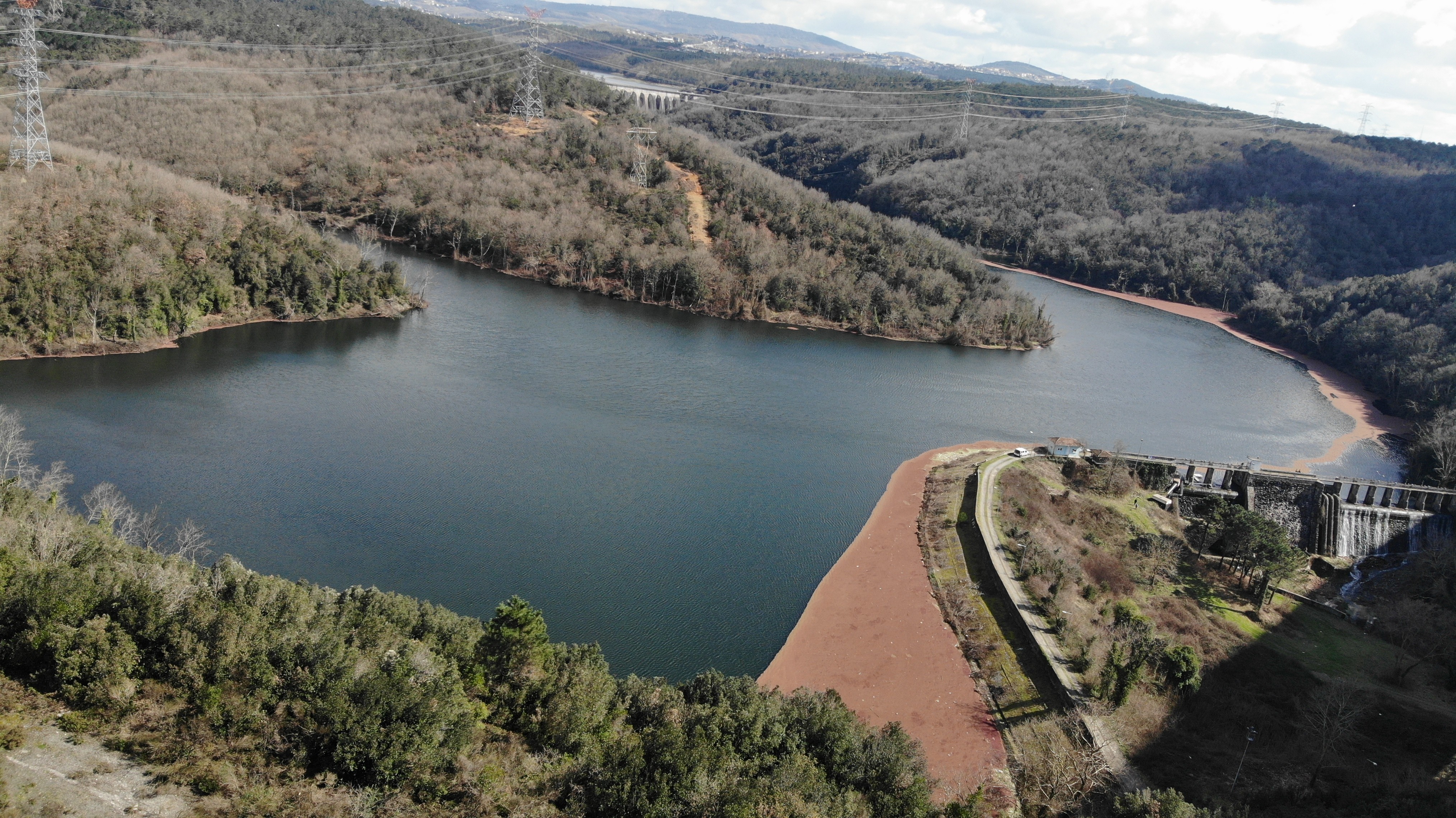 Anadolu yakasındaki Elmalı Barajında doluluk oranı yüzde 63.85'e çıktı