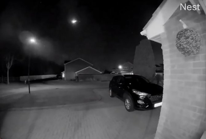 İngiltere'de meteor görüntülendi