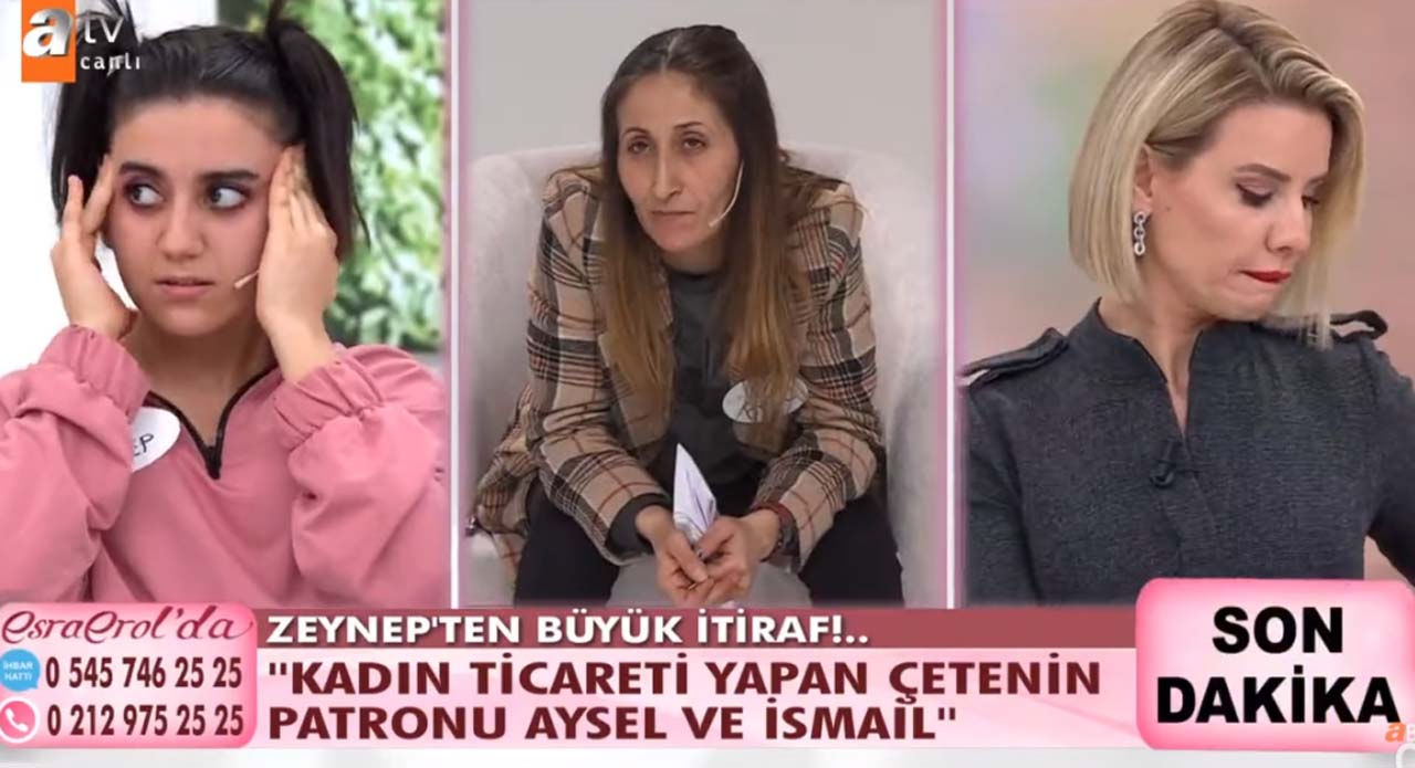 Esra Erol'da canlı yayında şoke eden itiraf! Haftalık 700 lira karşılığında fuhuş anlaşması...