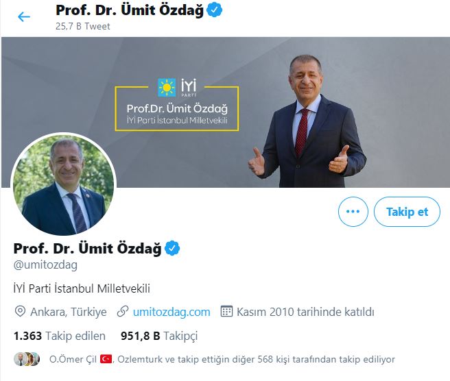 Ümit Özdağ, İYİ Parti'den istifa mı edecek? Ümit Özdağ kimdir? Kaç yaşında? Nereli? | Ümit Özdağ Twitter hesabı nedir?
