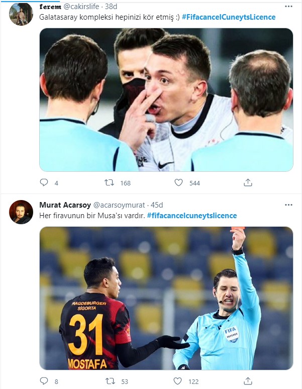 Galatasaray taraftarının Cüneyt Çakır isyanı sürüyor: FİFA lisansının iptali istendi 