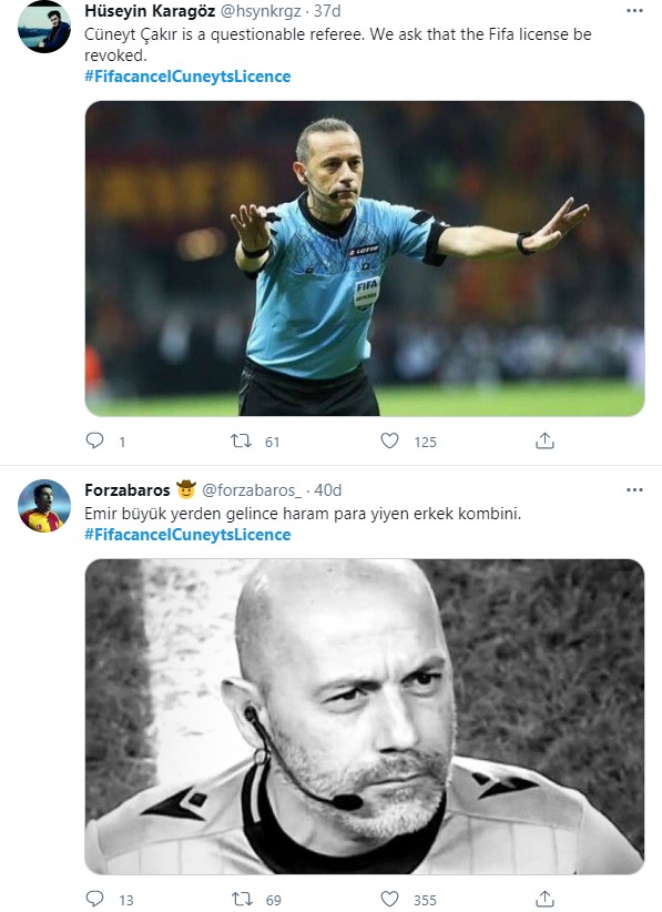 Galatasaray taraftarının Cüneyt Çakır isyanı sürüyor: FİFA lisansının iptali istendi 