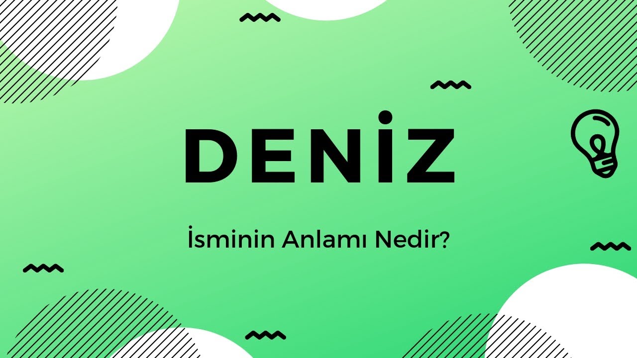 Deniz isminin anlamı nedir? Kuran'da geçiyor mu, caiz mi?