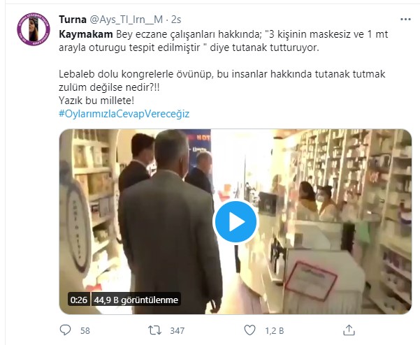 Zonguldak Ereğli Kaymakamı Edip Çakıcı tepki çekti! Su içen eczane çalışanlarına ceza kesilmesini istedi