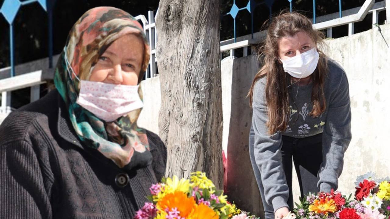 Helal olsun dedirten hikaye: Mezarlıkta çiçekçilik yapan Gülseren Bozkurt, kızını Oxfor'da okutuyor!