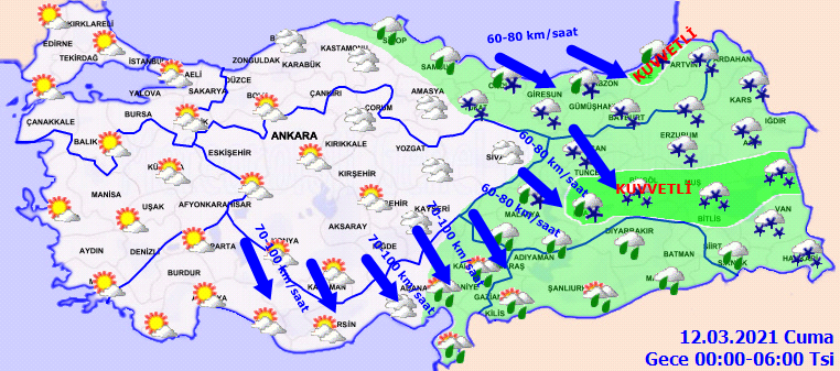Meteoroloji günlerdir uyarıyordu, kuvvetli yağış ve fırtına geldi!