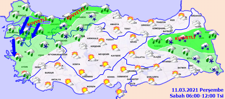 Meteoroloji günlerdir uyarıyordu, kuvvetli yağış ve fırtına geldi!