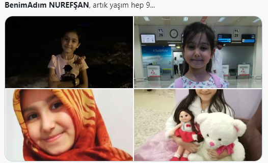 Sosyal medyada gündem oldu: Benim adım Nurefşan!