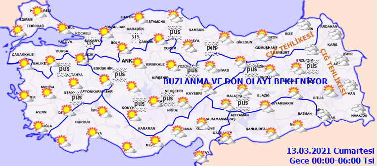 Mart kapıdan baktıracak: Kuvvetli kar ve tipi geliyor! İşte 12 Mart Cuma hava durumu