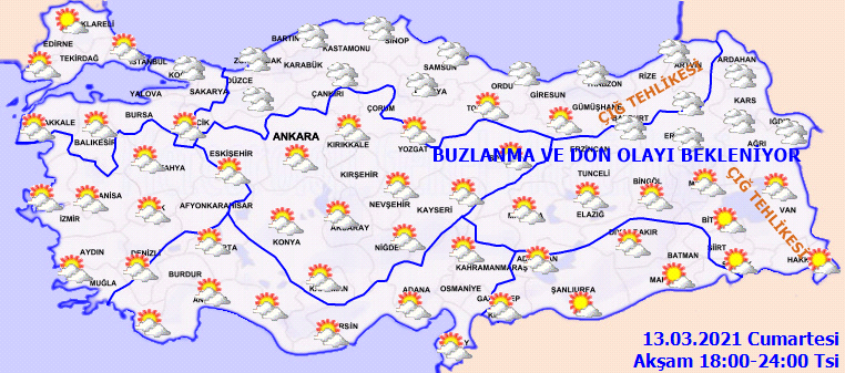 Hafta sonu hava nasıl olacak? İşte 13 Mart Cumartesi hava durumu