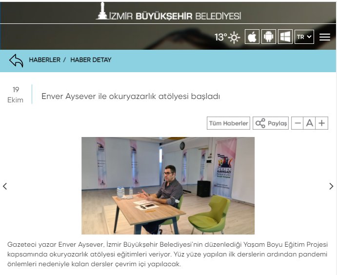 Skandalın belgeleri ortaya çıktı! İzmir Büyükşehir Belediyesi, 20 kişiye eğitim verecek olan Enver Aysever'e 238 bin 500 TL ödeyecek