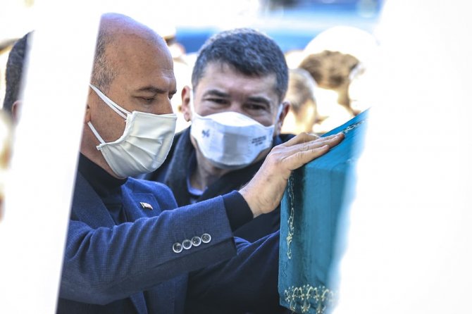 Süleyman Soylu'nun annesi Servet Soylu son yolculuğuna uğurlandı