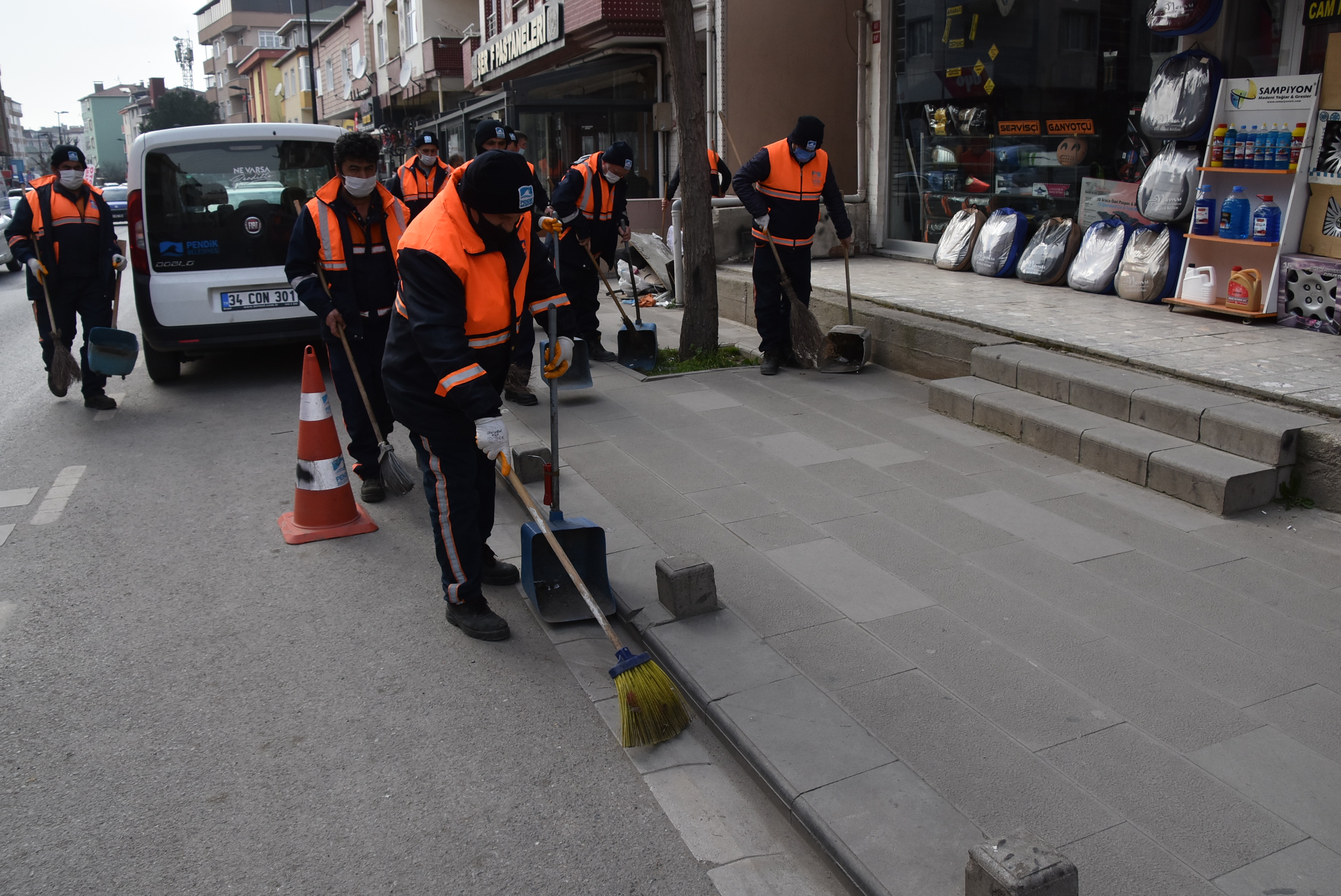Pendik'te mıntıka temizliği Ramazan ayına kadar sürecek!