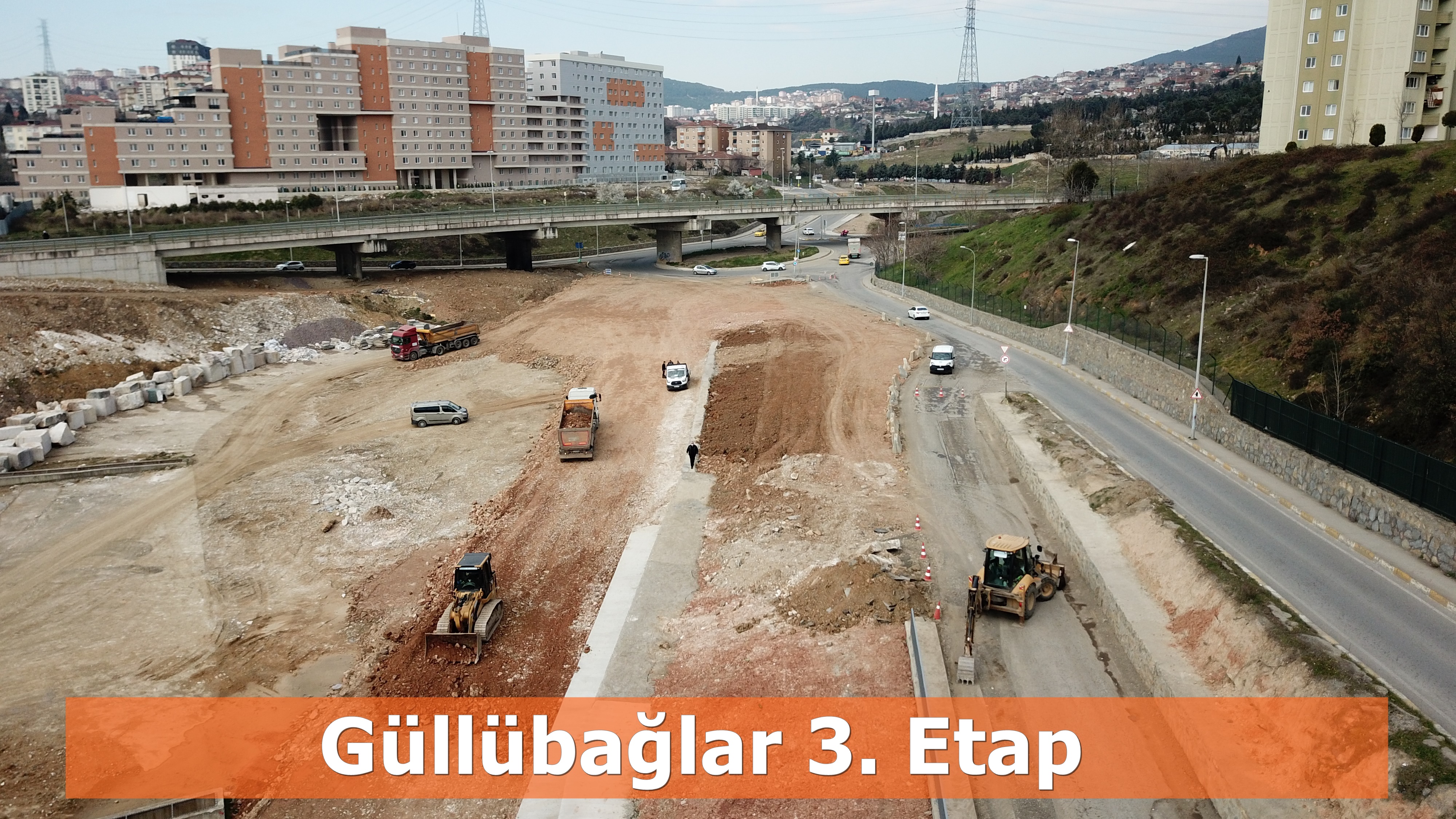 Pendik'te Kemiklidere 10. Yan Kol için 4. etap çalışmalarına başlandı!